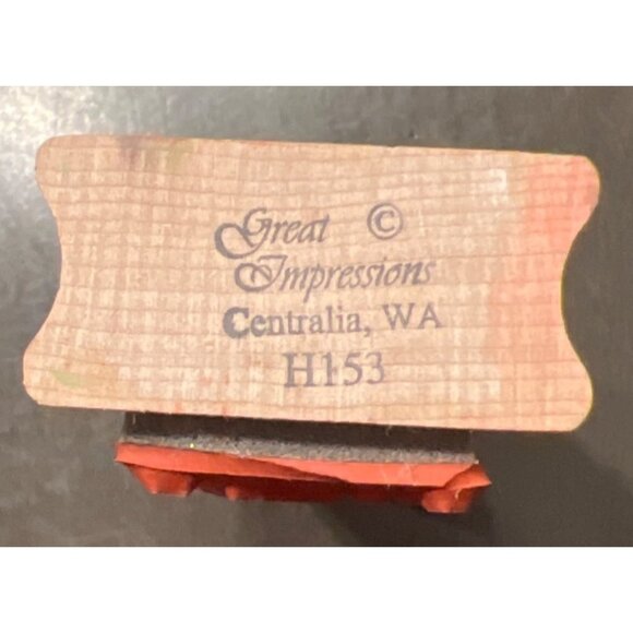 Great Impressions Rubber Stamp H153 Snowflake Design For Crafting & Scrapbooking - Picture 4 of 6